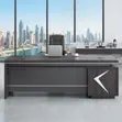 Executive Urban 1800mm Office Desk with Lockable Drawers - 1