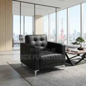 Executive High-End Leather Single Seater Sofa