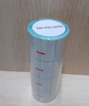 50x25mm Plain Label Stickers - Quality Adhesive