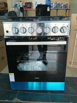 Haier 60x60 Jiko la Gesi 3+1 Burns na Wok Burner