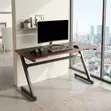 Ergonomic Black 1.2m Framed Gaming Desk - 1