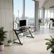 Ergonomic Black 1.2m Framed Gaming Desk - 3