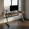Ergonomic Black 1.2m Framed Gaming Desk - 4
