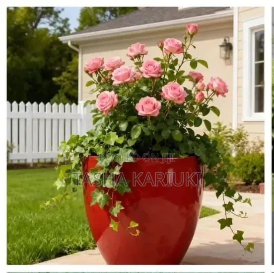Ruby Luxe Flower Vase Planter 32x33cm - 1