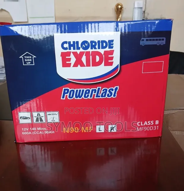 Chloride Exide PowerLast N90 MF Battery - 1
