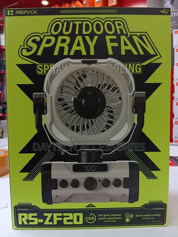 REMAX RS-ZF20 Outdoor Spray Fan 20000mAh - White - 1