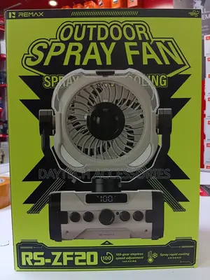 REMAX RS-ZF20 Outdoor Spray Fan 20000mAh - White