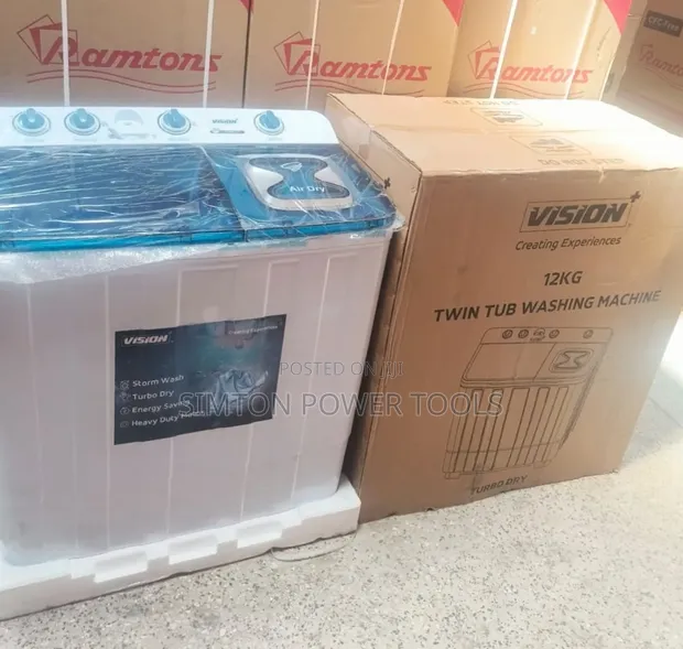 Vision 12KG Twin Tub Washing Machine - 1