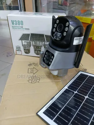 V380 Wireless Smart Solar Camera (2 Lenses)