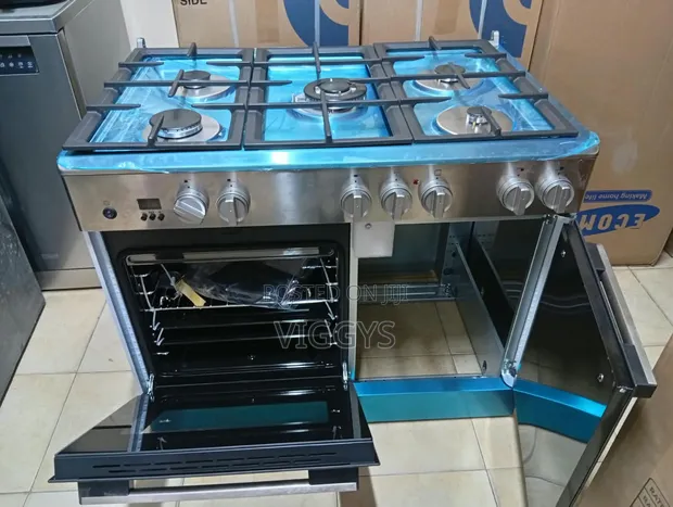 Haier 60x90cm 5-Burner Gas Cooker with Electric Oven - 1