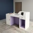 1.6m Reception Desk Office Counter - 5