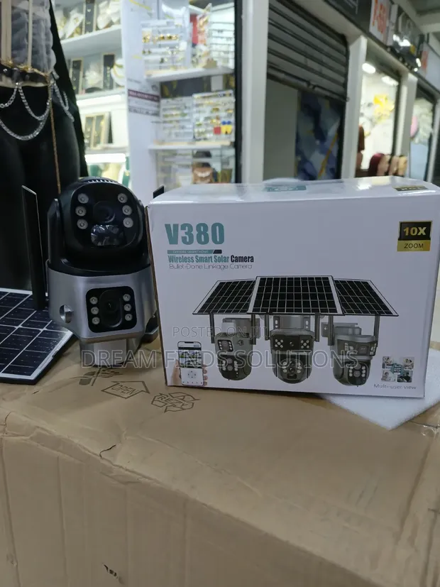 Kamera ya Usalama ya V380 Smart Solar PTZ - 1