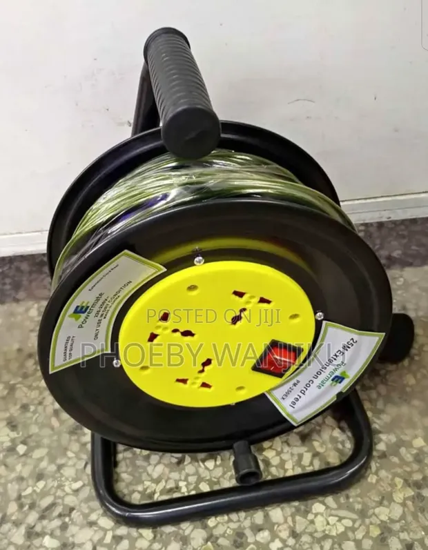 50m 2.5mm² Heavy Duty Power Extension Cable Reel - 1