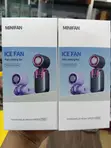 Rechargeable Foldable Handheld Turbo Fan with LED Display - 3