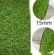 15mm Artificial Green Grass Carpet - 1