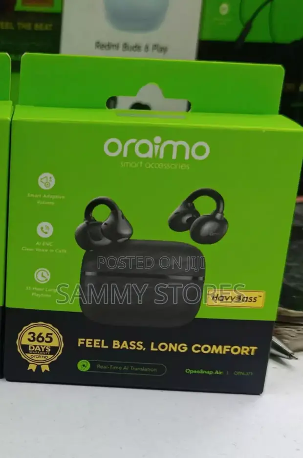 Oraimo OpenSnap Air Bluetooth Earbuds - 1