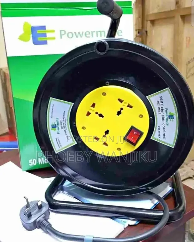 Powermate Extension Cable Reel, 50m 2.5mm - 1