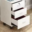 3-Drawer File Cabinet with Pedestal - 4