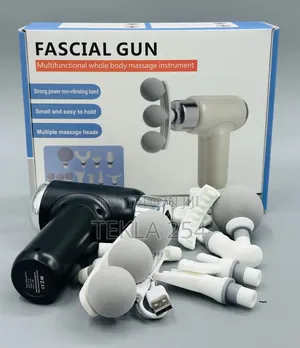 Portable Multi-Head Fascia Massage Gun