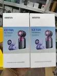 Mini Fan Ice Fan Palm Folding Rechargeable Personal Fan - 2
