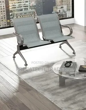 2-Way Link Unpadded Waiting Bench Chair