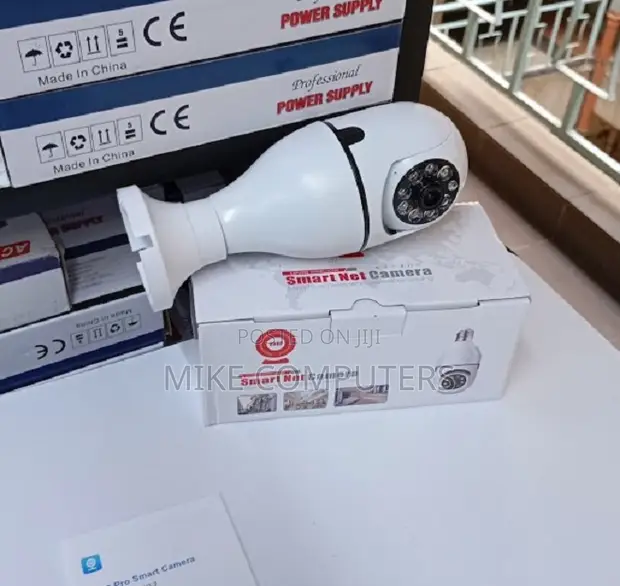 V380 Pro Wireless E27 Bulb Camera - 360° PTZ, Smart Night Vision - 1