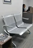 2 Seater Unpadded Waiting Bench - 1