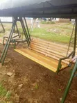 Kiti cha Swing cha Bustani chenye Canopy - 2