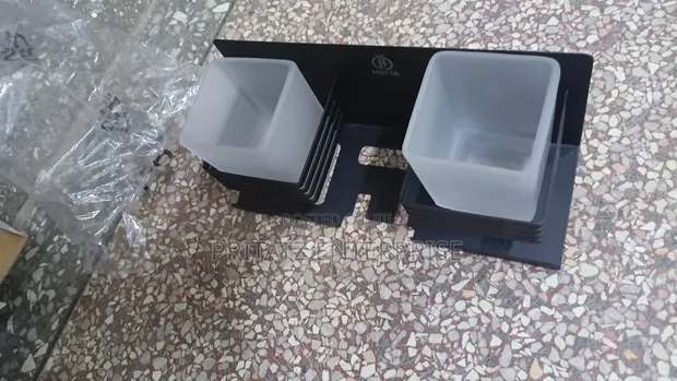 Modern Double Toothbrush Holder - 1