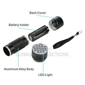 Mwanga wa Kwenye Mfuko wa UV Blacklight kwa Vito & Kuangalia Pesa