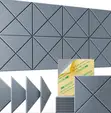 3D Acoustic Soundproof Grey Panels (50x50cm) - 2