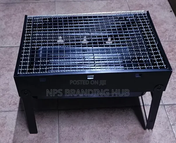 Portable Foldable Charcoal Grill for Outdoor Use - 1