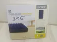 INTEX 3x6 Inflatable Mattress - Single Person, Blue - 1