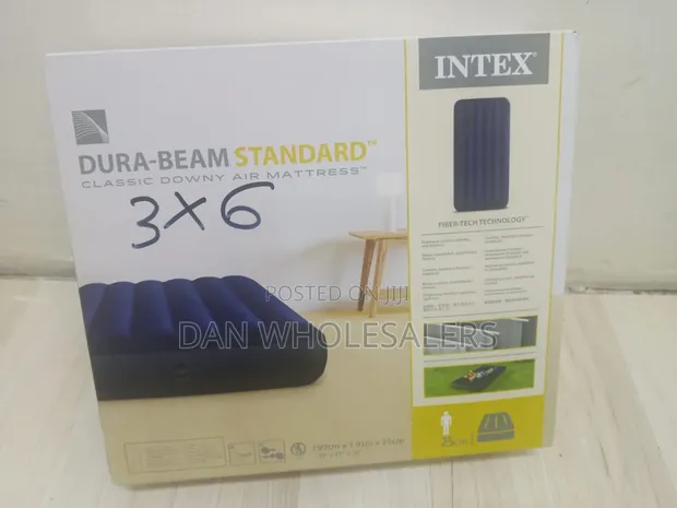 INTEX 3x6ft Inflatable Mattress - 25cm High - 1