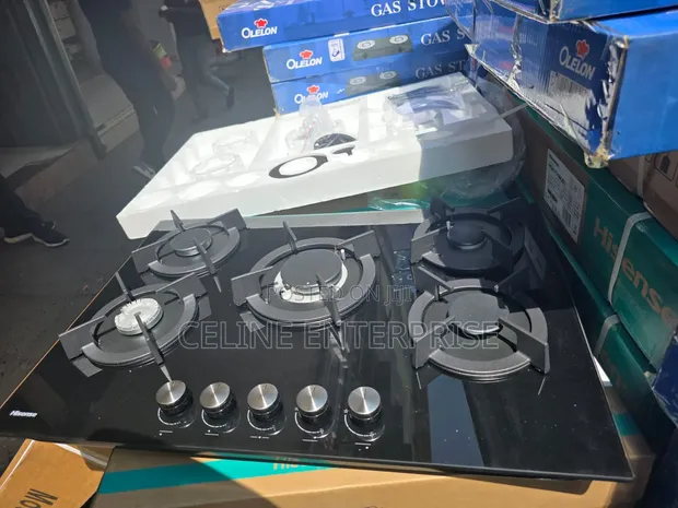 76cm 5-Burner Built-in Gas Hob - 1
