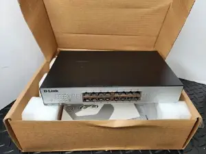 D-Link 8 Port PoE Gigabit Smart Managed Switch DGS-F1100-10PS-E/B