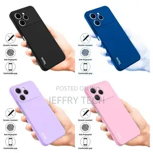 Tecno Spark 40 Pro Plus Shockproof Silicone Case - Pink