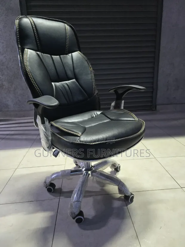 Black Ergonomic High Back Executive Chair - 1