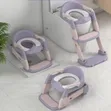 3-in-1 Foldable Baby Potty Training Seat with Step Ladder - 4