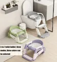 3-in-1 Foldable Baby Potty Training Seat with Step Ladder - 5
