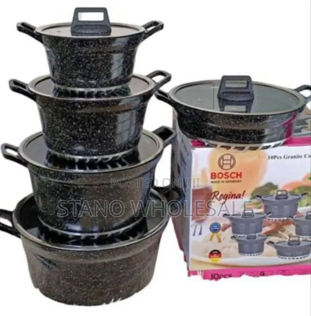 Bosch 10-Piece Granite Cookware Set - 1