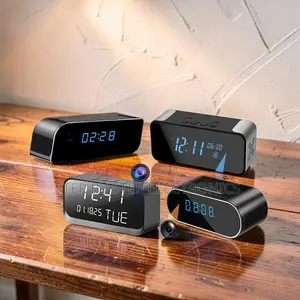 Smart 1080P WiFi Alarm Clock Hidden Spy Camera