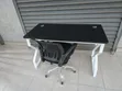 Boss Office Products Metallic Frame Desk and Mesh Chair Combo - 1