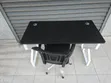 Boss Office Products Metallic Frame Desk and Mesh Chair Combo - 2