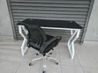 Boss Office Products Metallic Frame Desk and Mesh Chair Combo - 3
