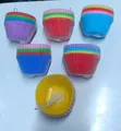 12Pcs Reusable Silicone Cupcake Molds - 2