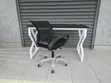 1.2m Metallic Frame Office Desk and Mesh Chair - 2
