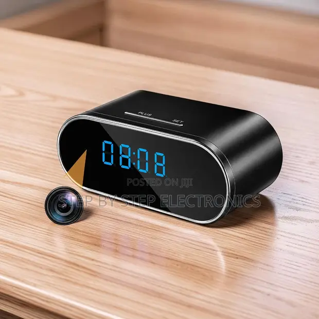 Ultra HD 4K WiFi Alarm Clock Hidden Spy Camera - 1