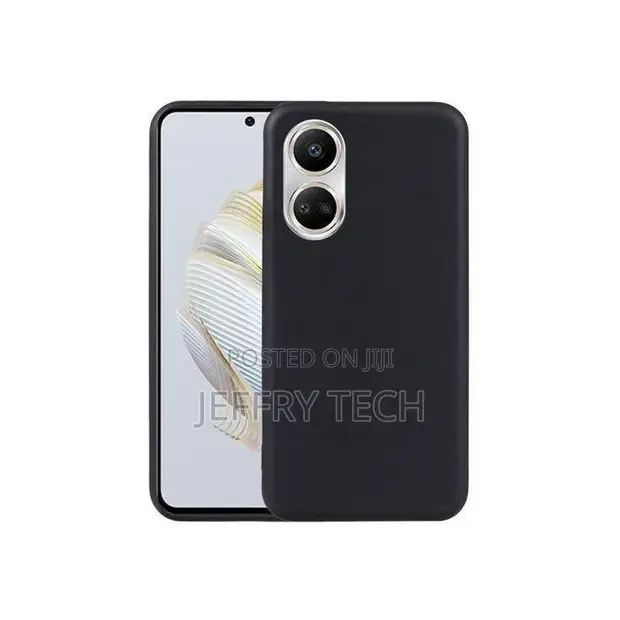 Kava ya Huawei Nova 10 ya Silicone Nyeusi - 1