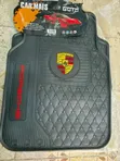 5pc Branded Porsche Iconic Logo Carpet Floor Mats - 1